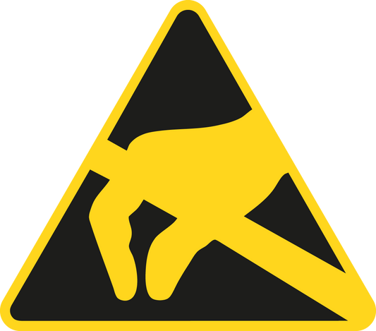 Warnschild - Elektronik Schutzzone