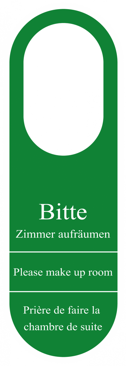 Gastronomie- und Gewerbeschild - Tür Hinweisschild Kunststoff