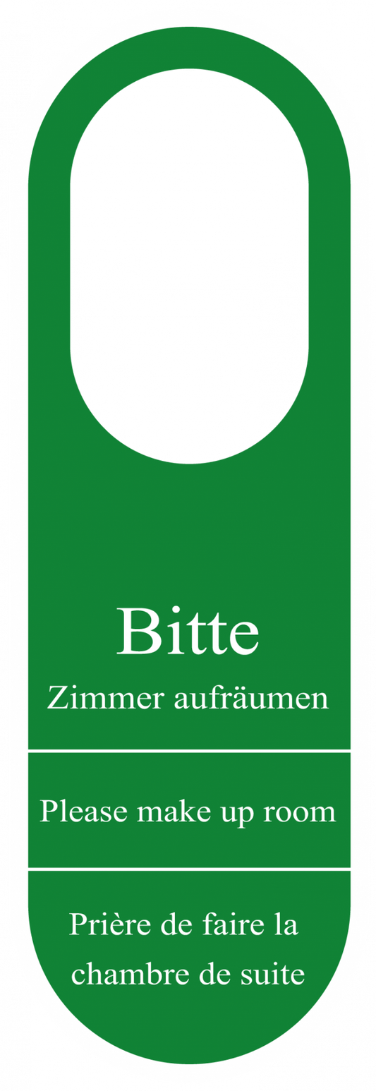 Gastronomie- und Gewerbeschild - Tür Hinweisschild Kunststoff