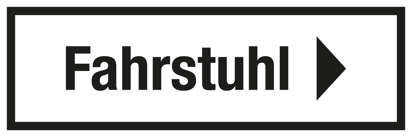 Gastronomie- und Gewerbeschild - Fahrstuhl
