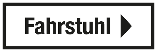 Gastronomie- und Gewerbeschild - Fahrstuhl