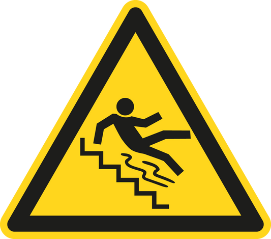 Warnschild - Vorsicht Treppe