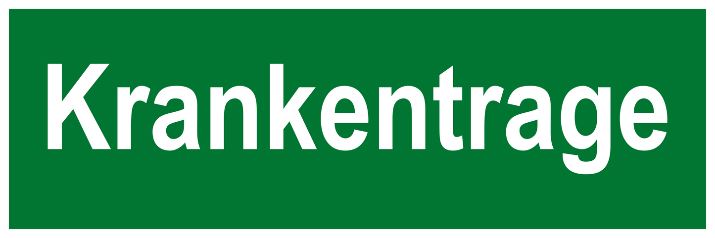 Rettungs- & Fluchtwegschild - Krankentrage