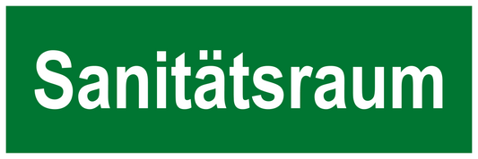 Rettungs- & Fluchtwegschild - Sanitätsraum