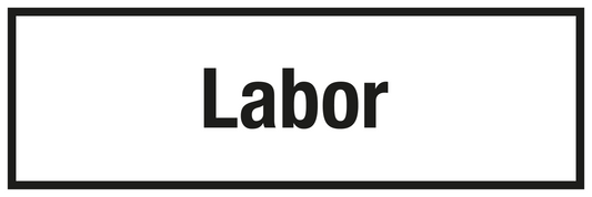 Krankenhaus- und Praxisschild - Labor