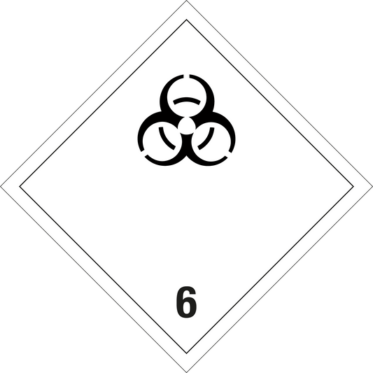 Gefahrgutschild - Ansteckungsgefährliche Stoffe