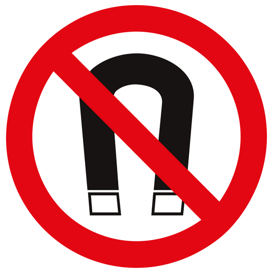 Verbotsschilder - Magnet verboten