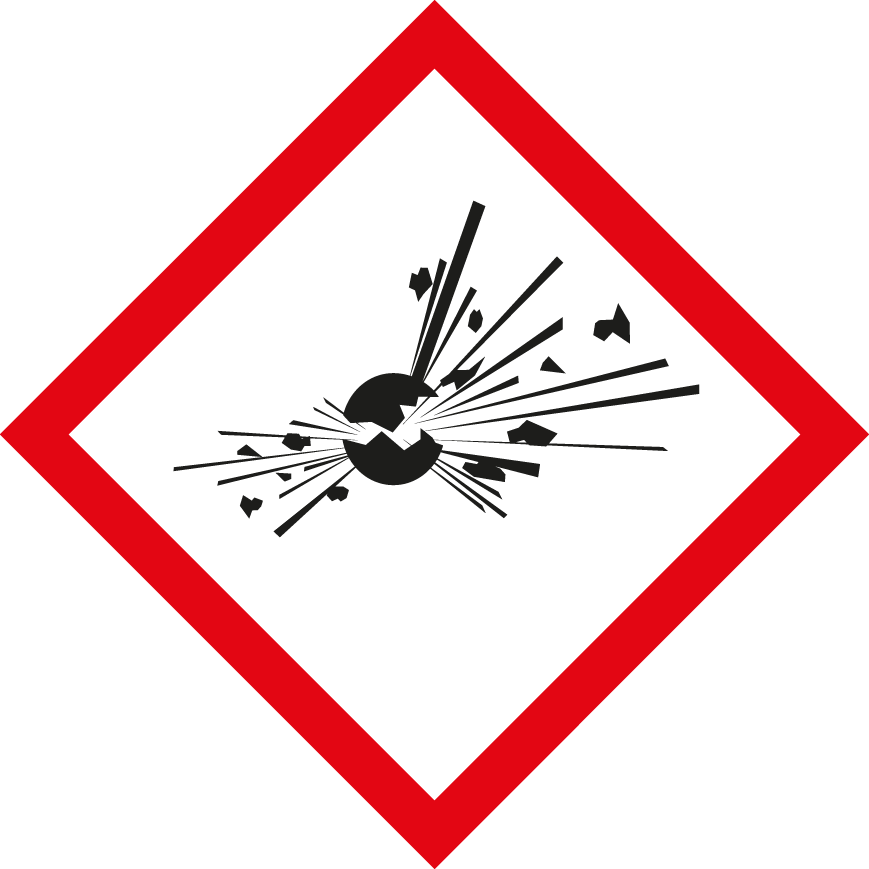 GHS Kennzeichnung - Explosive Stoffe