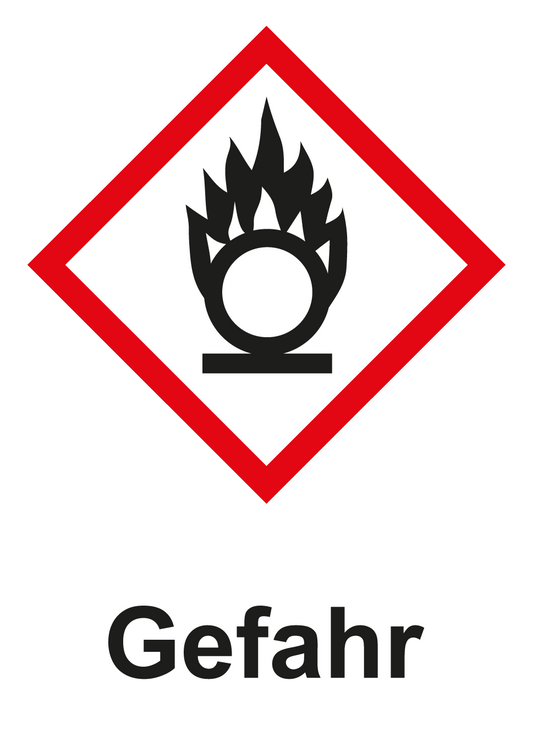 GHS Kennzeichnung - Gefahr, entzündend wirkende Stoffe