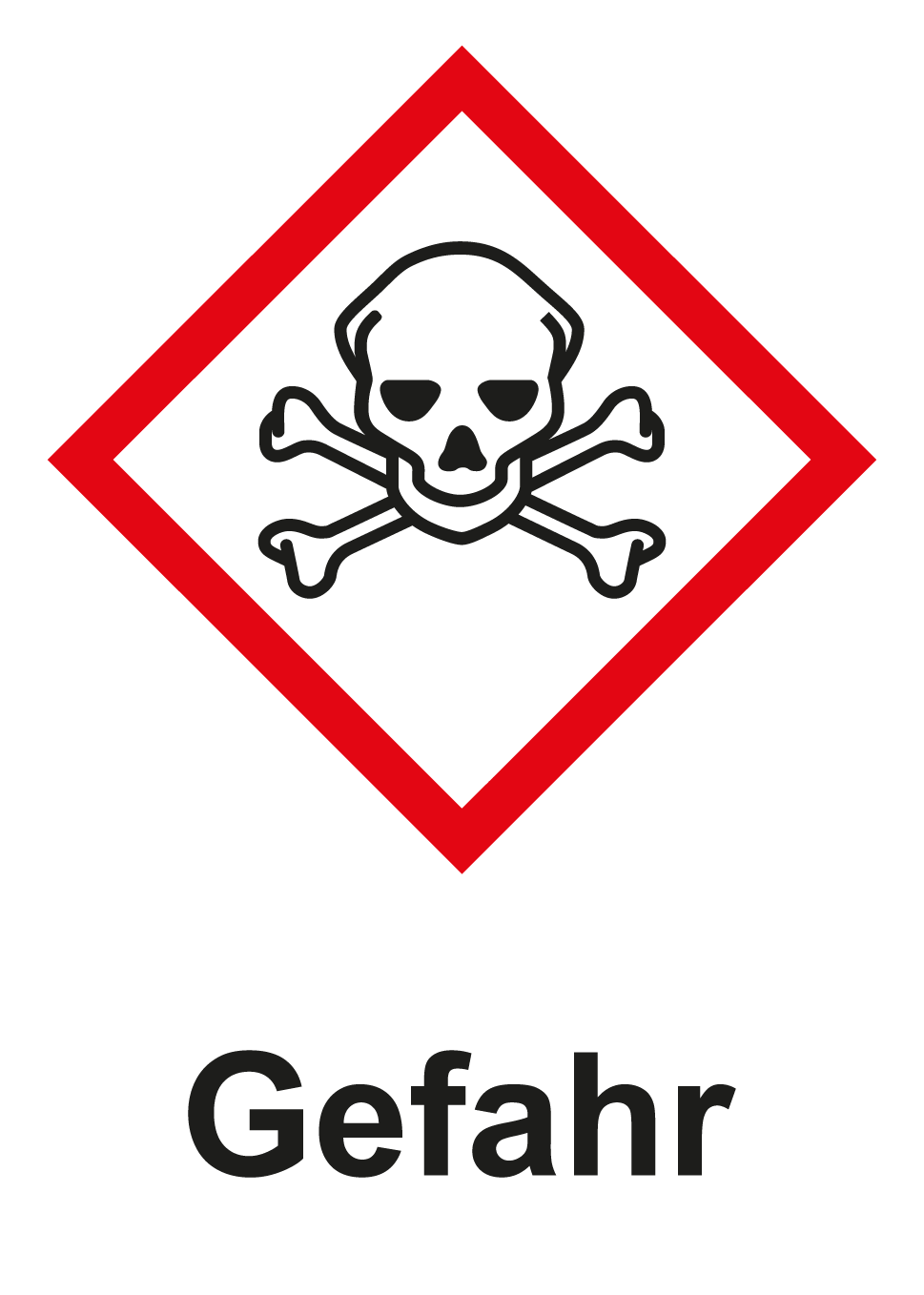 GHS Kennzeichnung - Gefahr, akute Toxizität