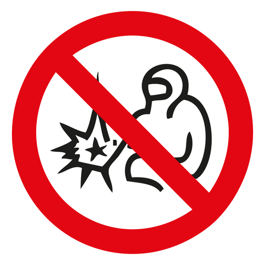 Verbotsschilder - Schweißen verboten