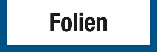 Wertstoffschild - Folien