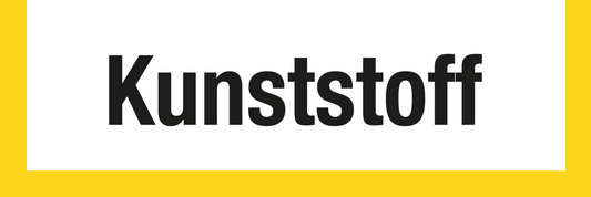 Wertstoffschild - Kunststoff