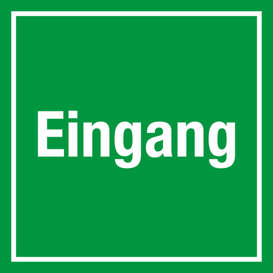 Türkennzeichnung - Eingang