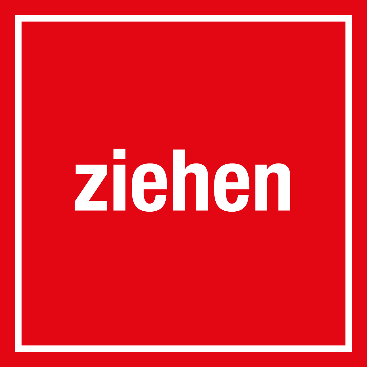 Türschild - ziehen
