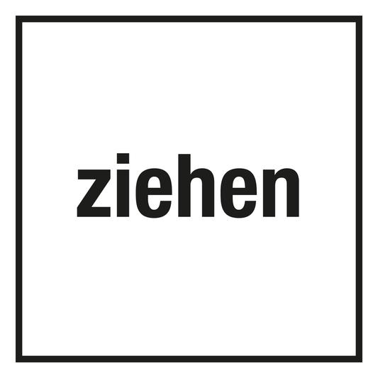 Türschild - ziehen