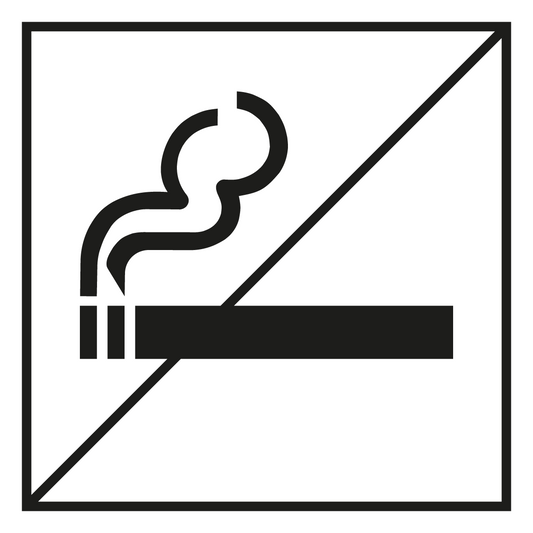 Türkennzeichnung - Rauchverbot