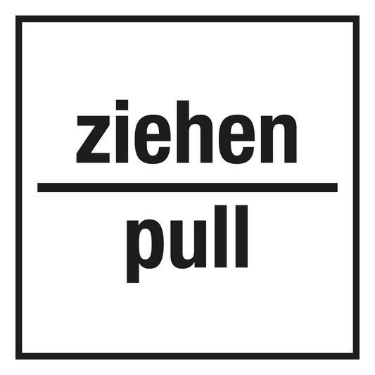 Türkennzeichnung - ziehen/ pull
