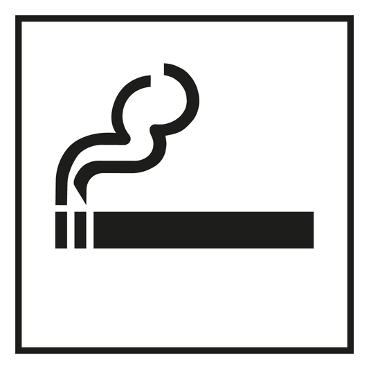 Türschild - Raucherzone