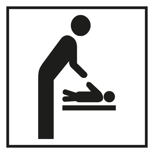 Türschild - Wickelraum