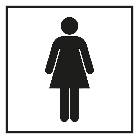 Türkennzeichnung - WC Damen