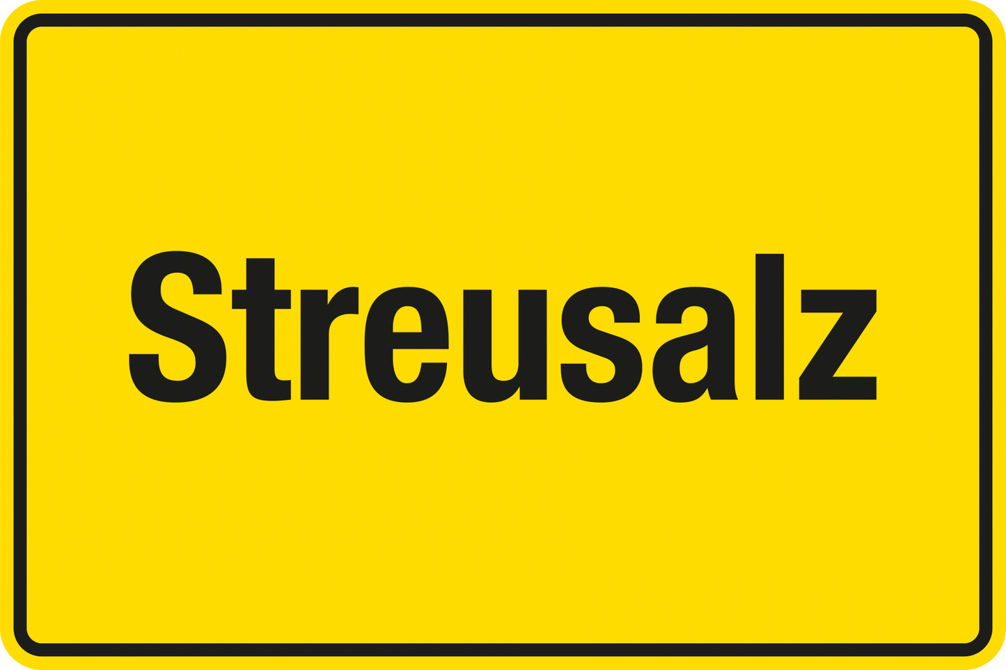 Winterschild - Streusalz
