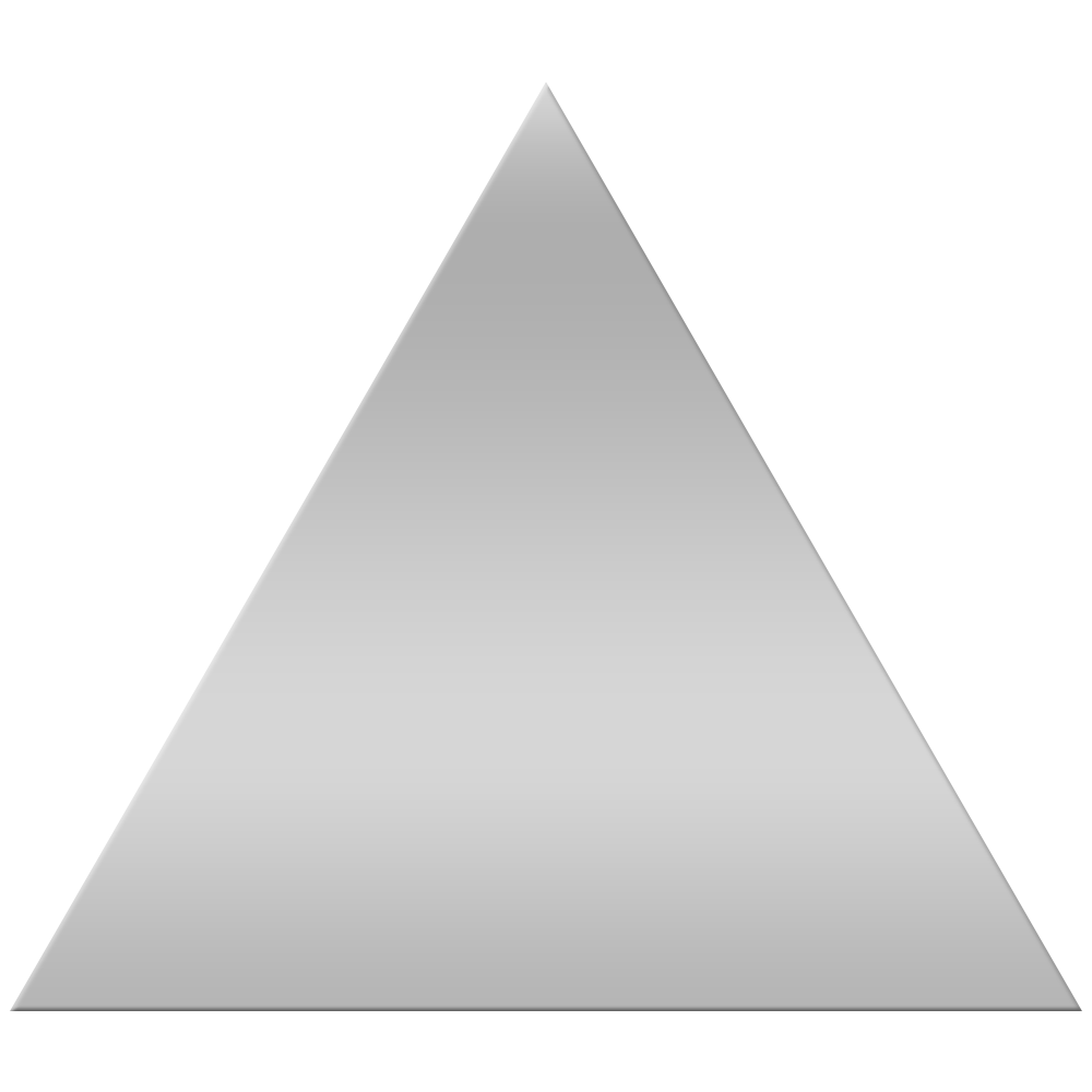 Schilder-Rohlinge- Dreieck