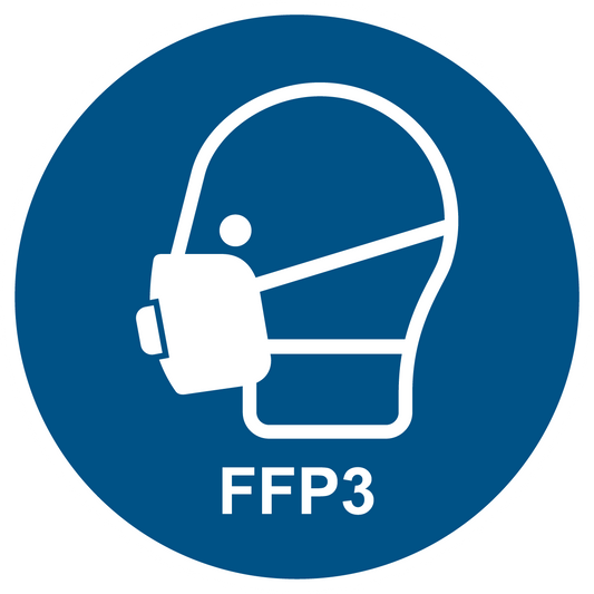 Gebotsschild - FFP Masken 3