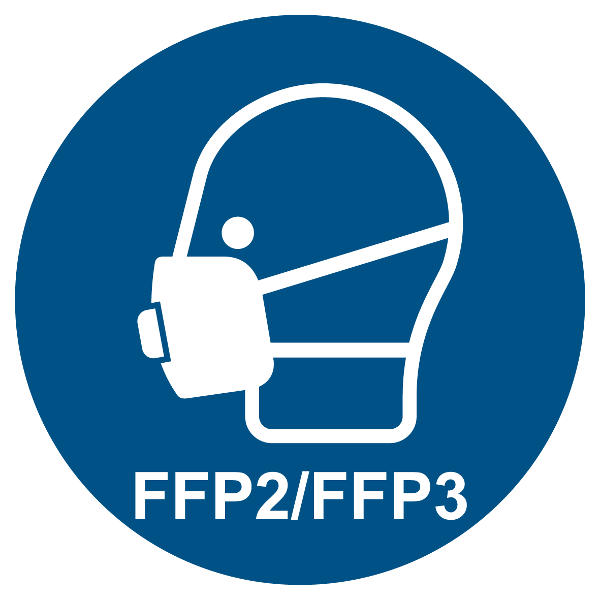 Gebotsschild - FFP Masken 2 & 3