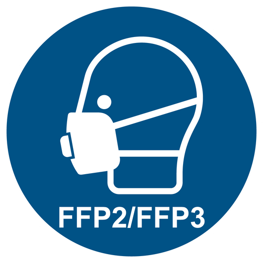 Gebotsschild - FFP Masken 2 & 3