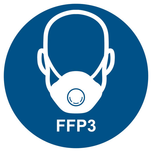 Gebotsschild - FFP Masken 3