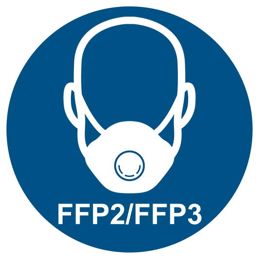 Gebotsschild - FFP Masken 2 & 3