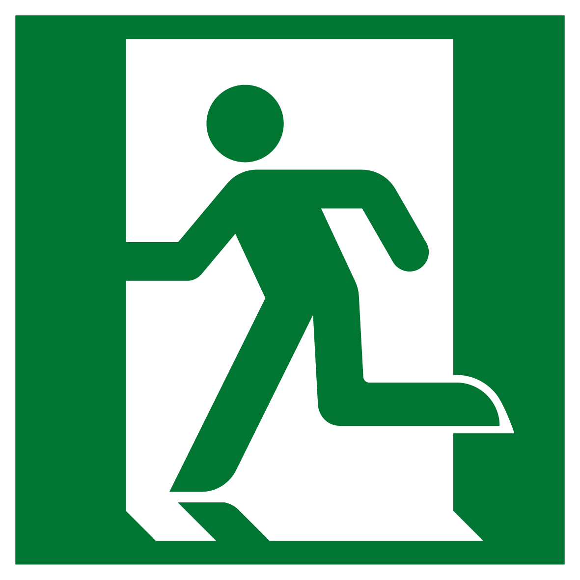 Rettungs- & Fluchtwegschild - Rettungsweg links