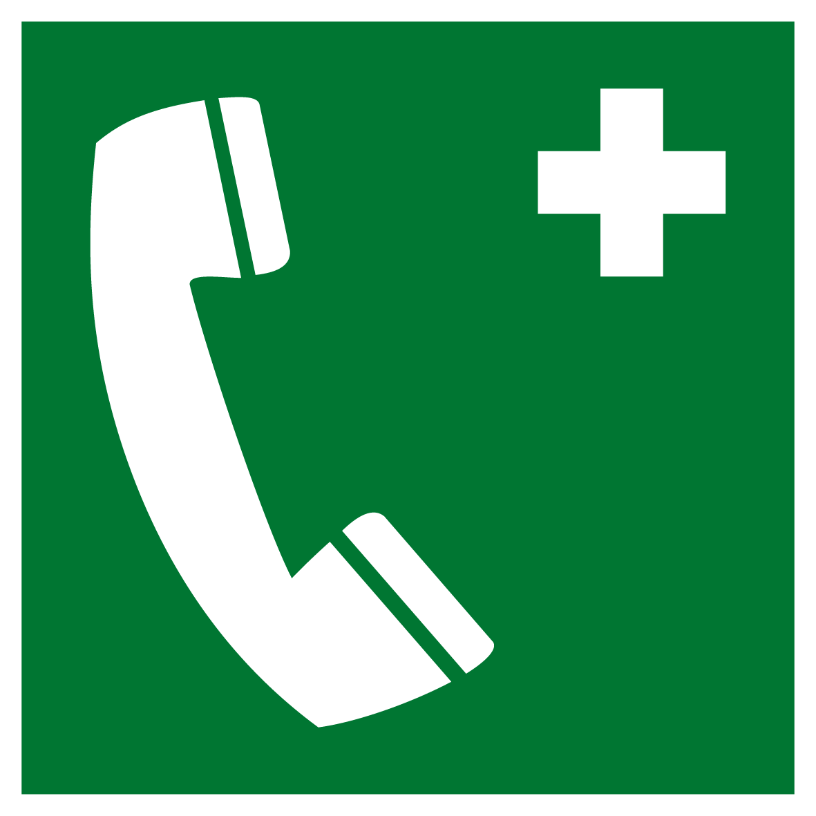 Rettungs- & Fluchtwegschild - Notruftelefon