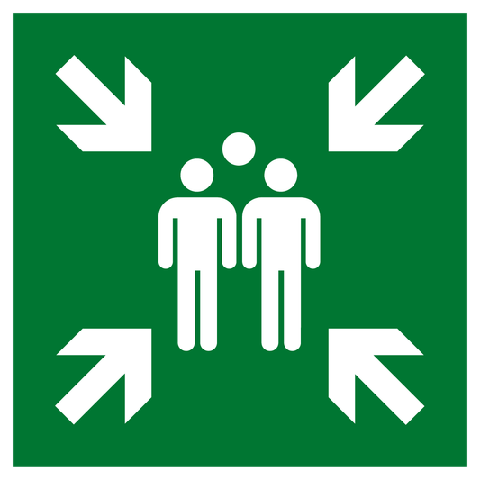 Rettungs- & Fluchtwegschild - Sammelstelle
