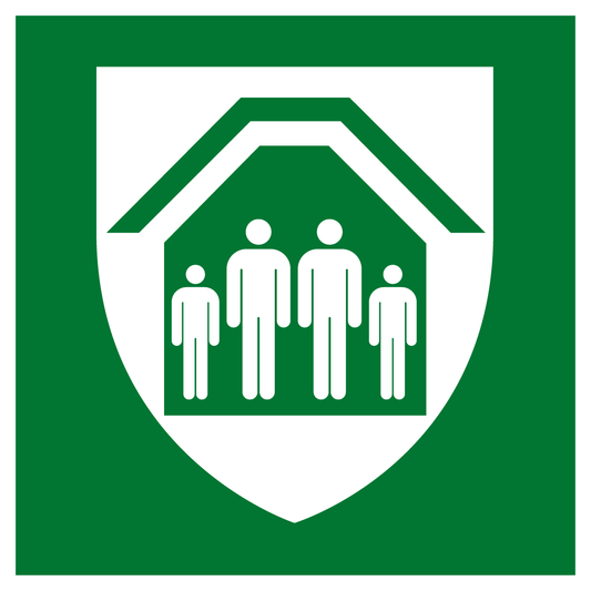 Rettungs- & Fluchtwegschild - Schutzraum