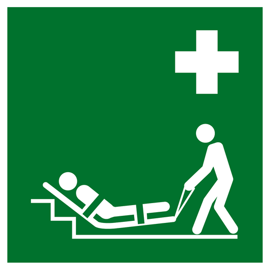 Rettungs- & Fluchtwegschild - Evakuierungsmatratze