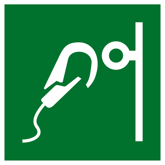 Rettungs- & Fluchtwegschild - Sicherer Einhakpunkt