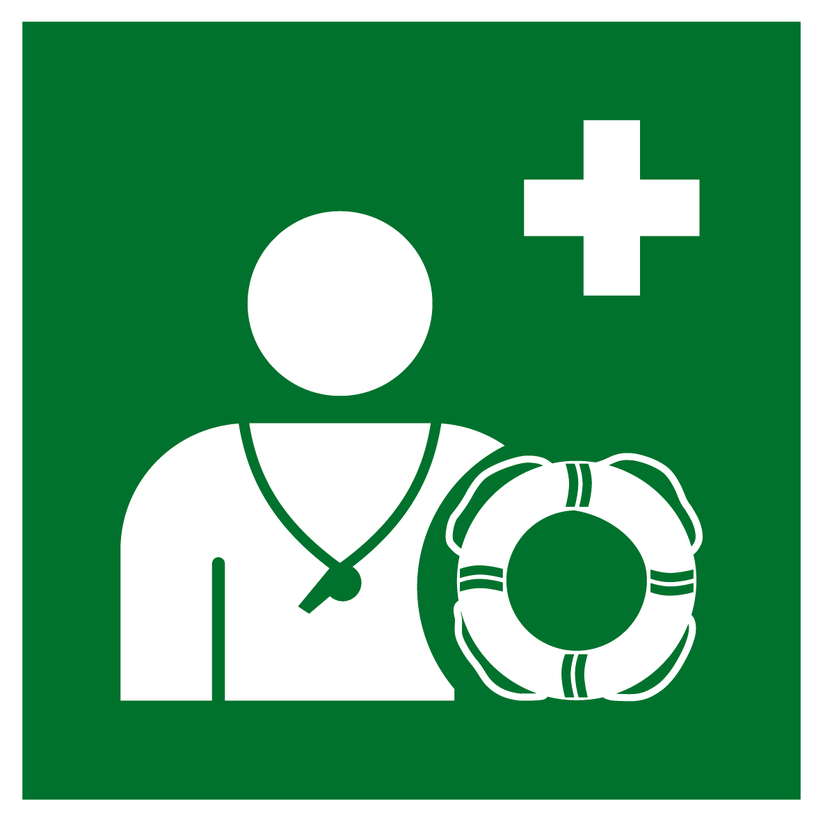 Rettungs- & Fluchtwegschild - Rettungsschwimmer