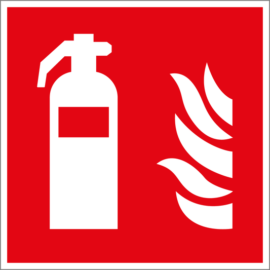 Brandschutzschild - Feuerlöscher