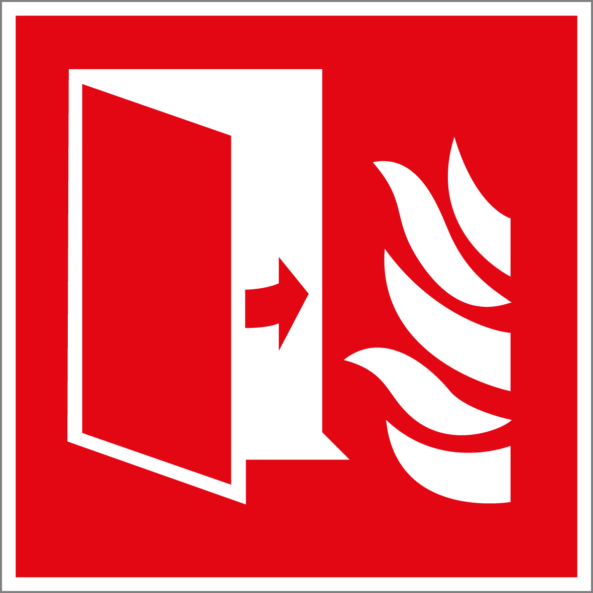 Brandschutzschild - Brandschutztür