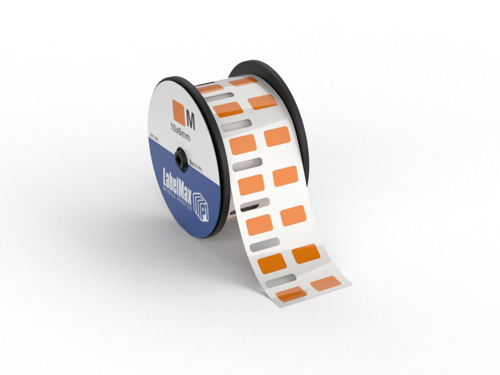 Max Premium  Rechteck Etiketten - LabelMax MP1 - 8-27mm