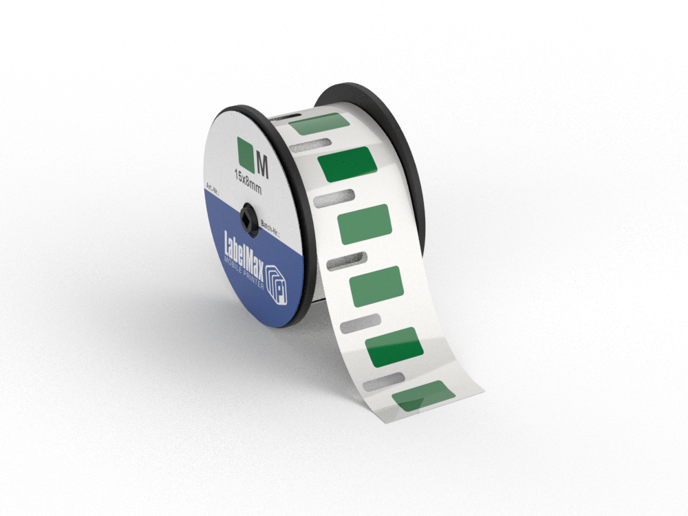 Max Premium  Rechteck Etiketten - LabelMax MP1 - 8-27mm