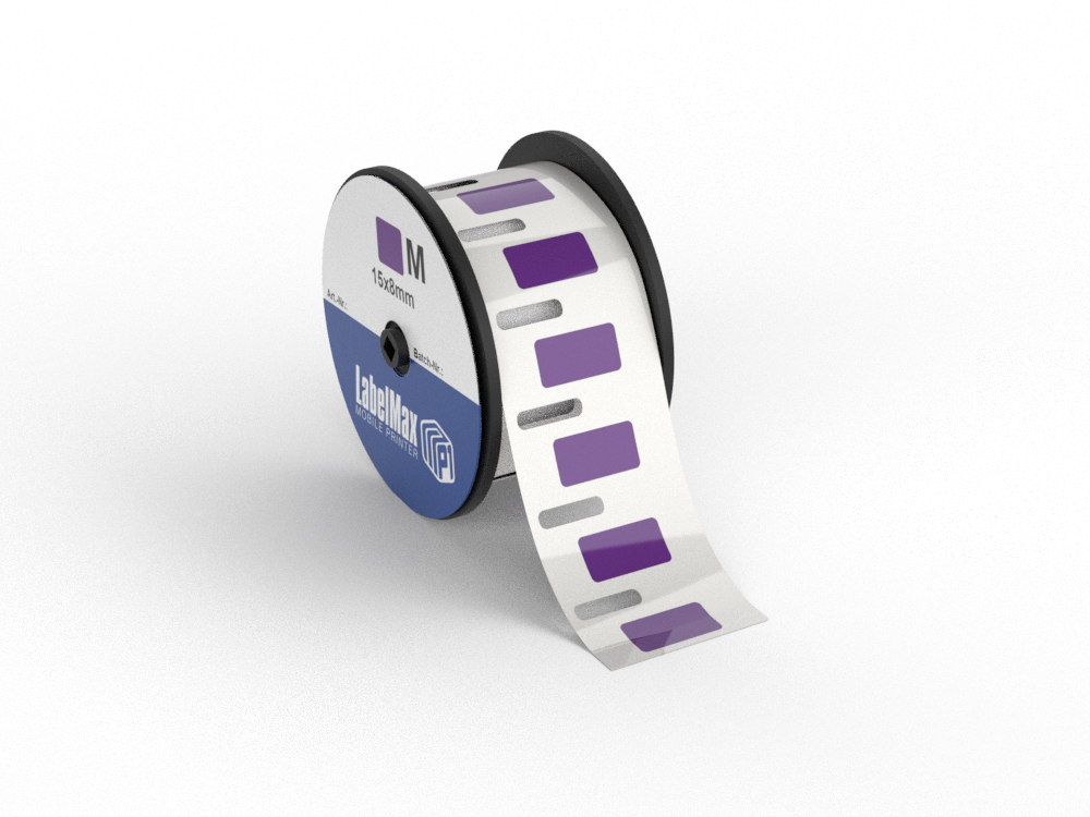 Max Premium  Rechteck Etiketten - LabelMax MP1 - 8-27mm