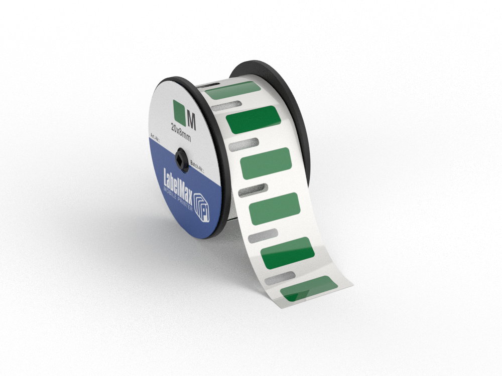 Max Premium  Rechteck Etiketten - LabelMax MP1 - 8-27mm
