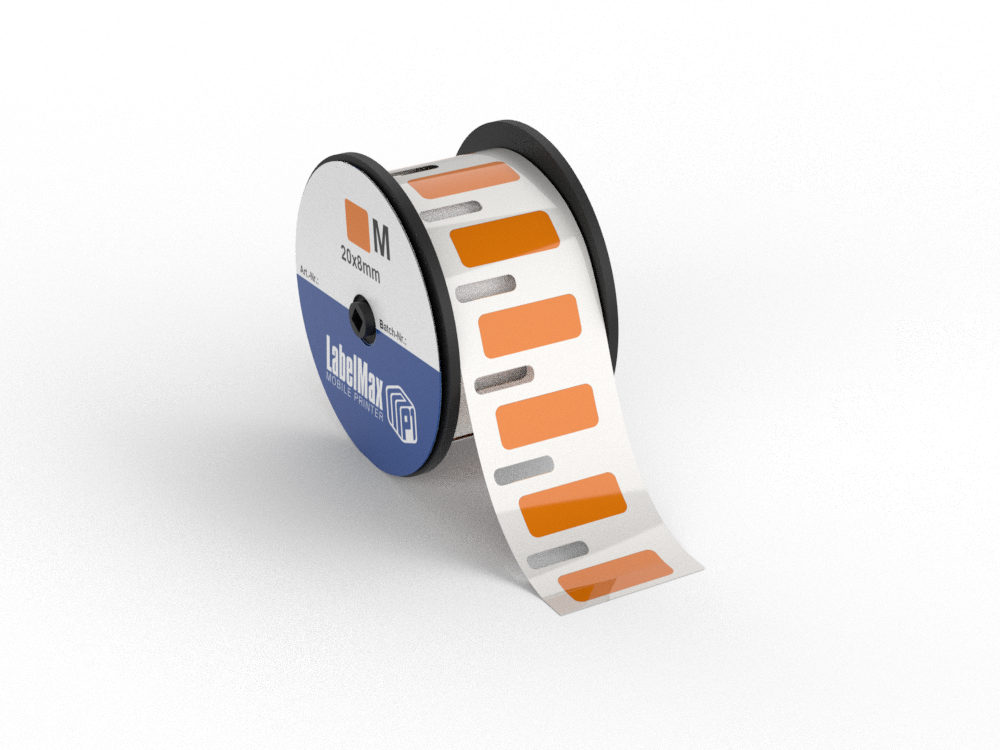 Max Premium  Rechteck Etiketten - LabelMax MP1 - 8-27mm