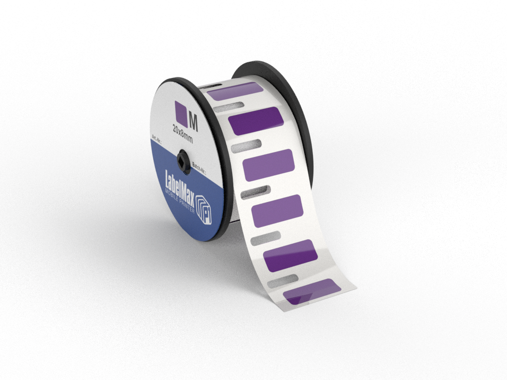 Max Premium  Rechteck Etiketten - LabelMax MP1 - 8-27mm