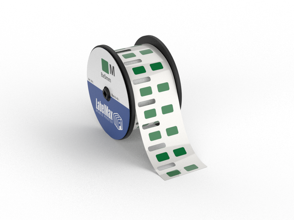 Max Premium  Rechteck Etiketten - LabelMax MP1 - 8-27mm