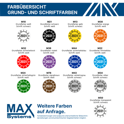 Jahres-Prüfplaketten - JP4
