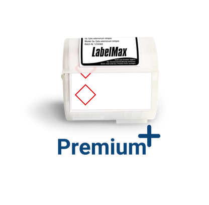 Max Premium Plus GHS Etiketten mit vorgedruckter Raute (1-5)